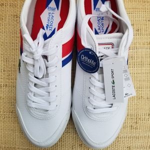 New Men's  "Lacoste Sport" White Sneakers